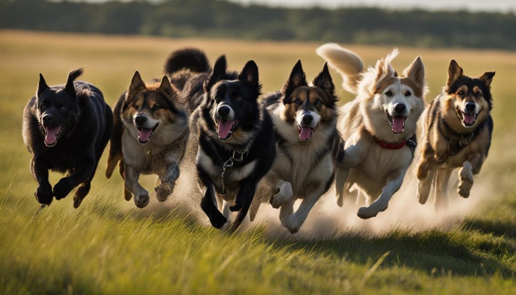 long-distance running dogs