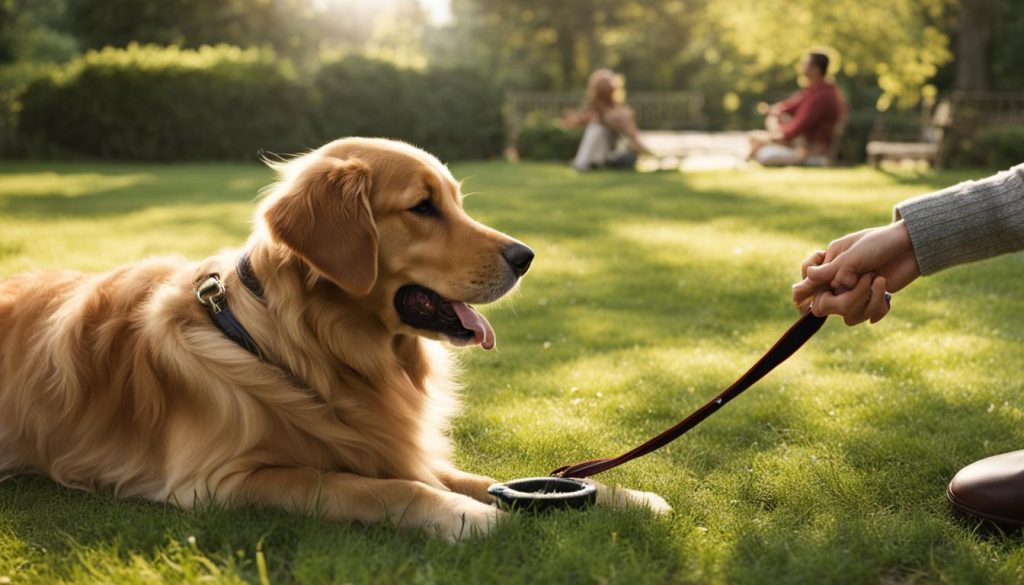 reducing barking in golden retrievers