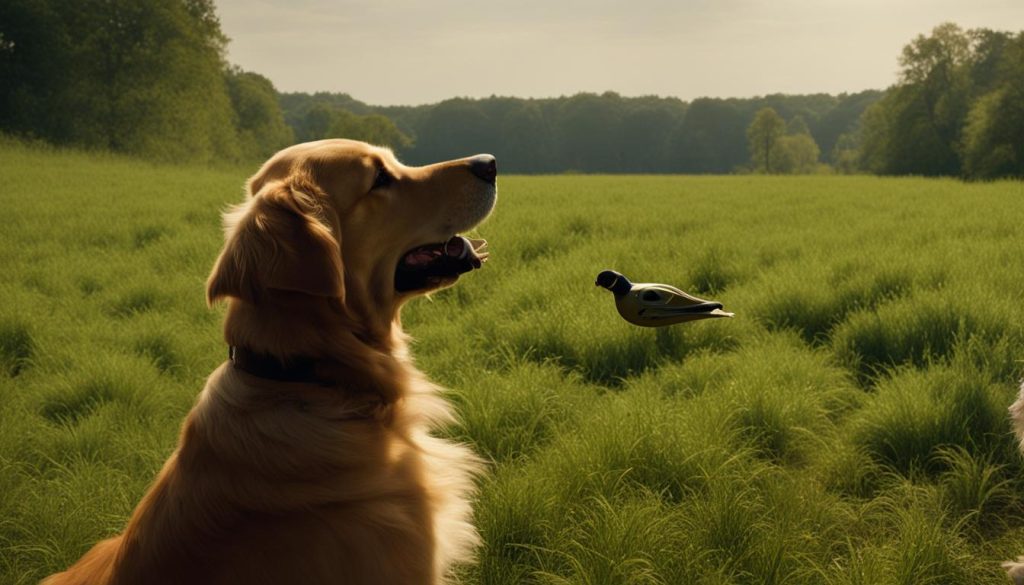 retrieving training for hunting dogs