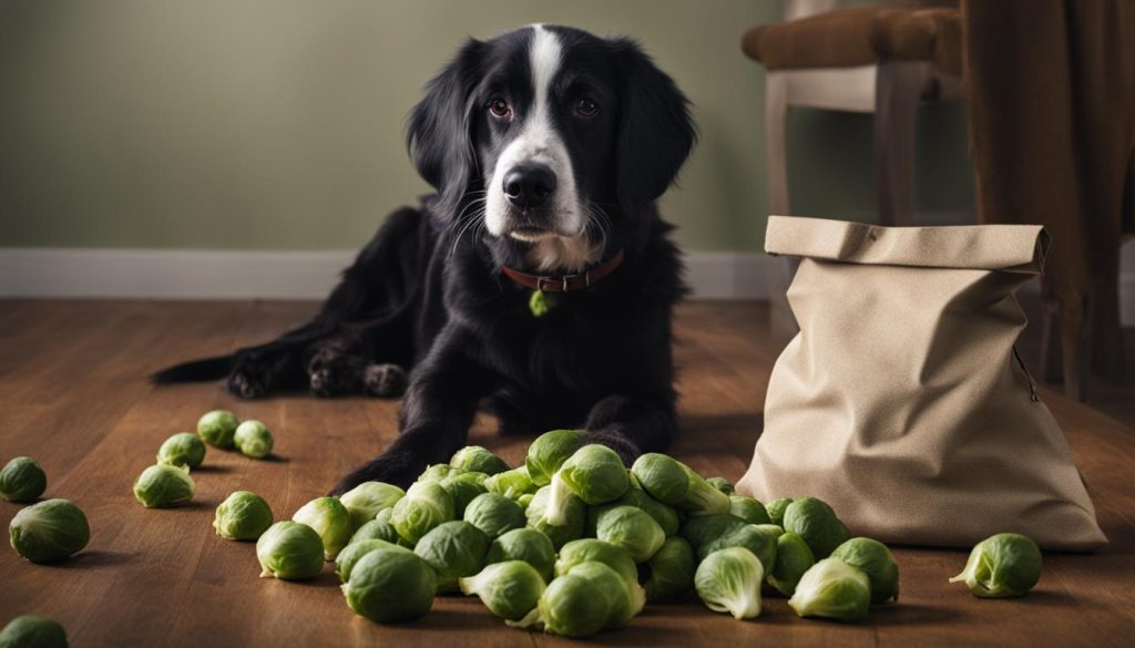 risks of dogs eating brussels sprouts