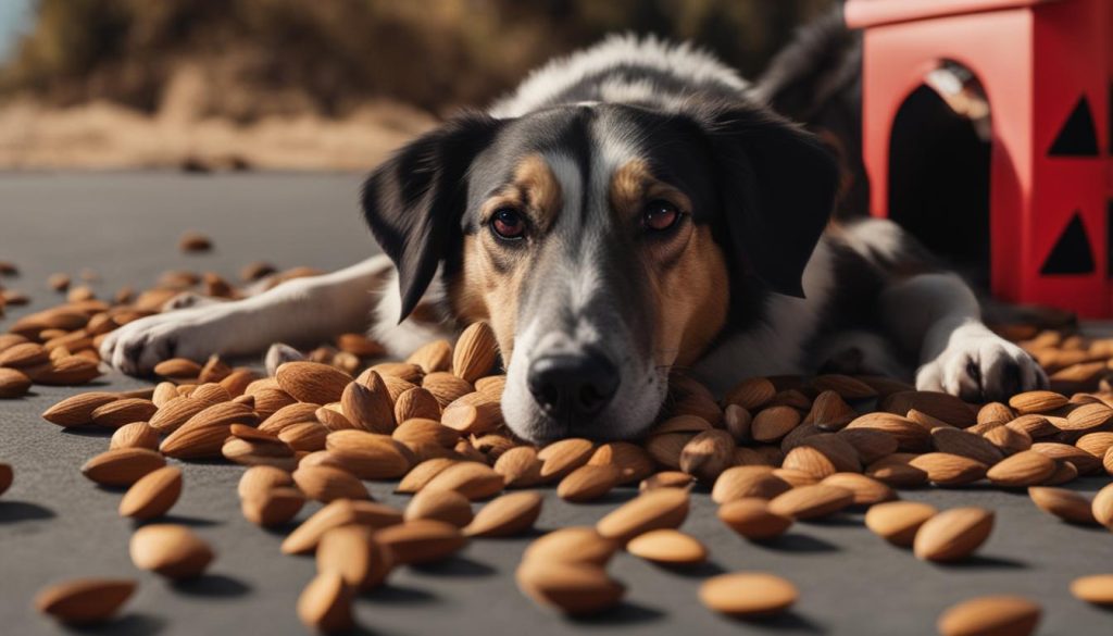 risks of feeding almonds to dogs