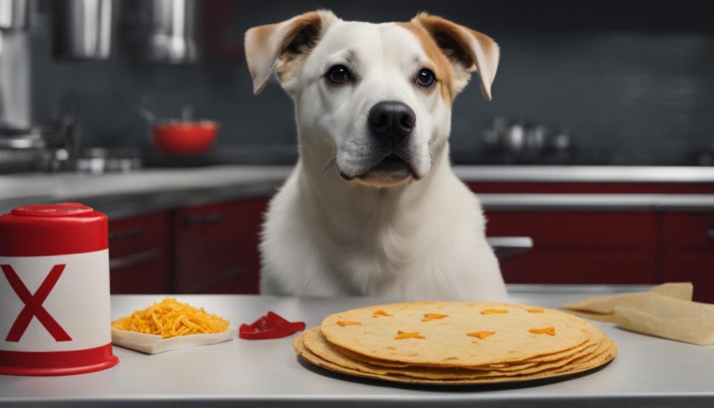 toxic ingredients in tortillas for dogs