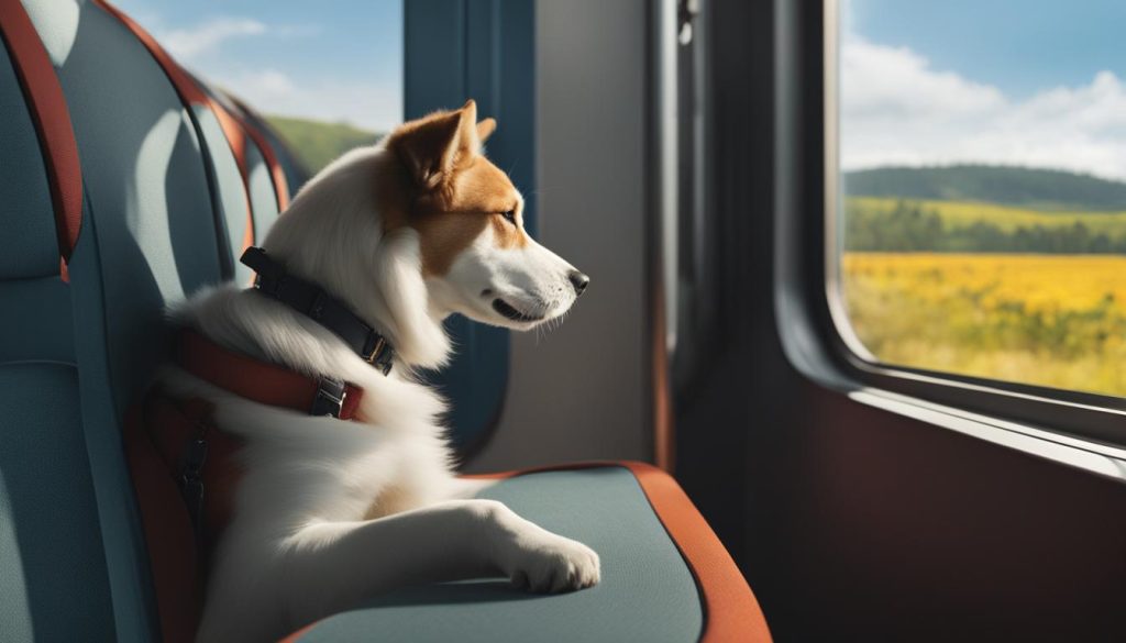 traveling with dogs by train