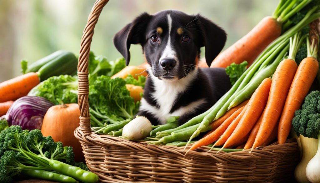 vegetables safe for dogs to eat