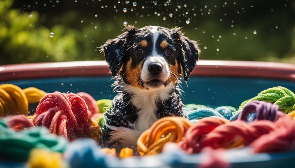 washing rope dog toys