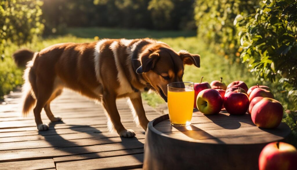 Benefits of apple juice for dogs