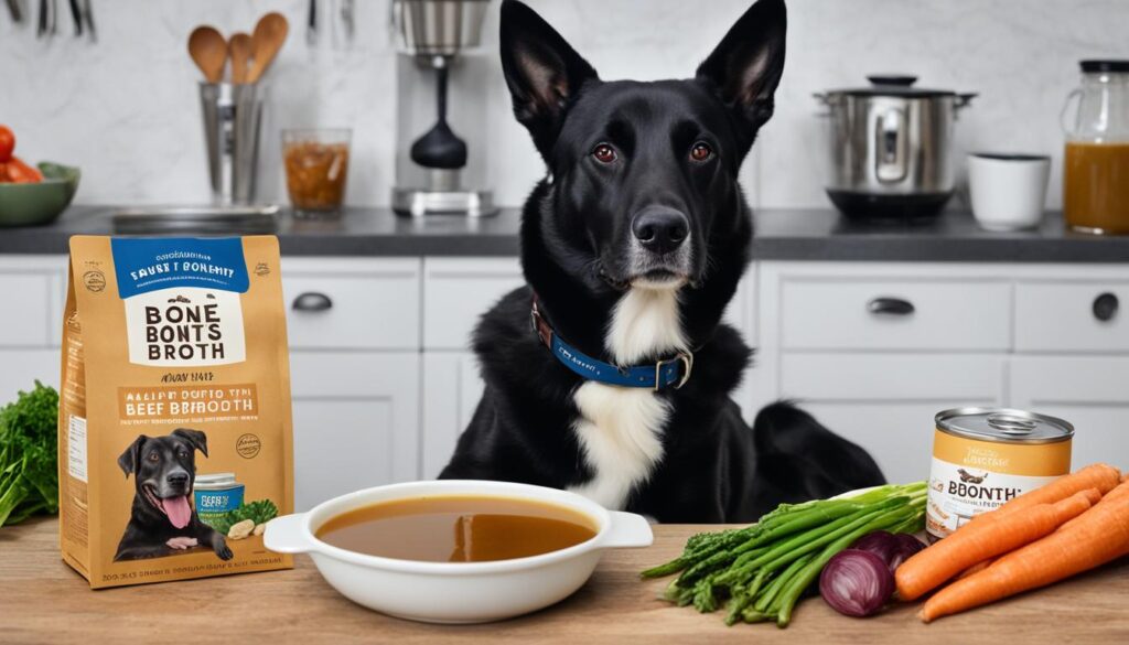 Bone broth as a substitute for beef broth for dogs