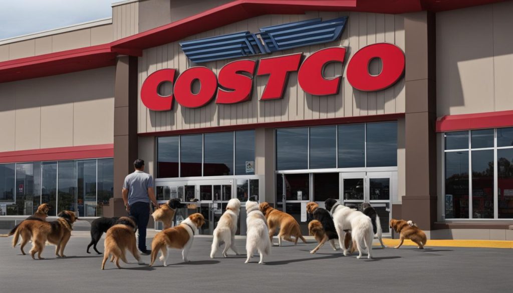 Bringing dogs to Costco