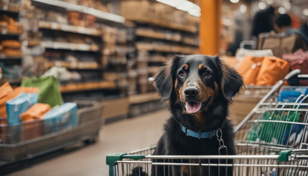 Bringing dogs to stores