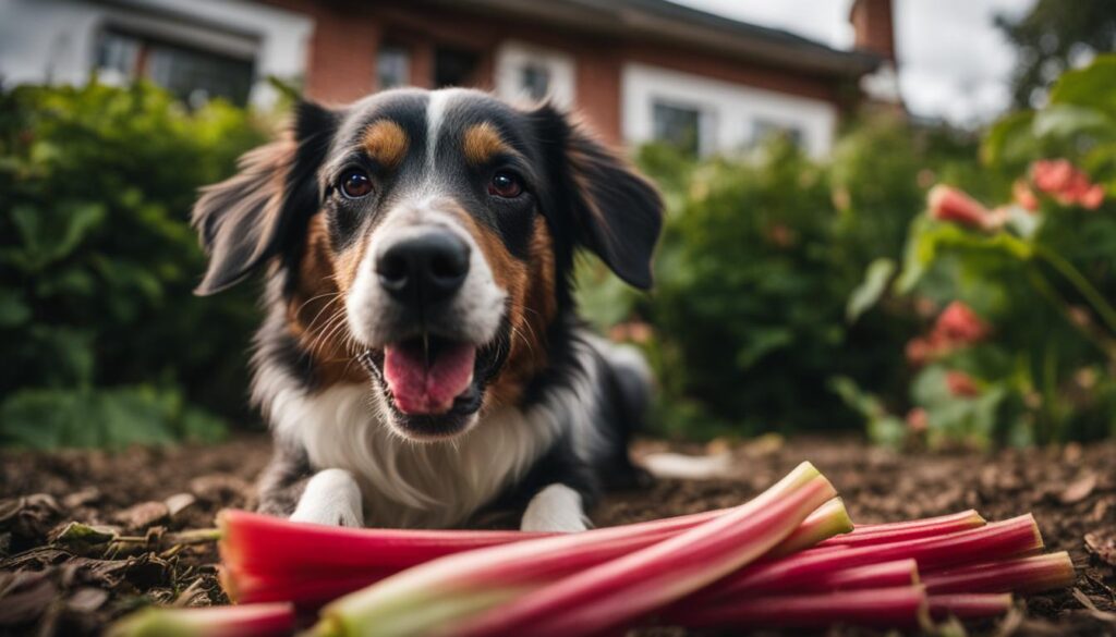 Can Dogs Eat Raw Rhubarb