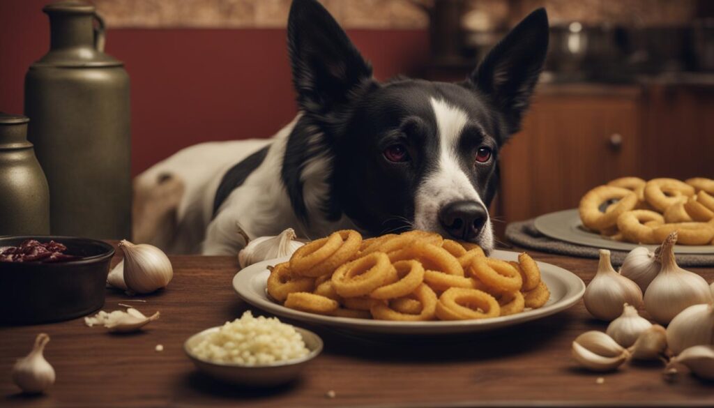 Dangers of garlic and onion for dogs