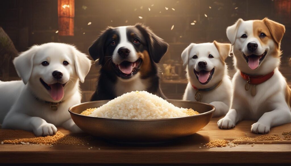 Dogs and Rice