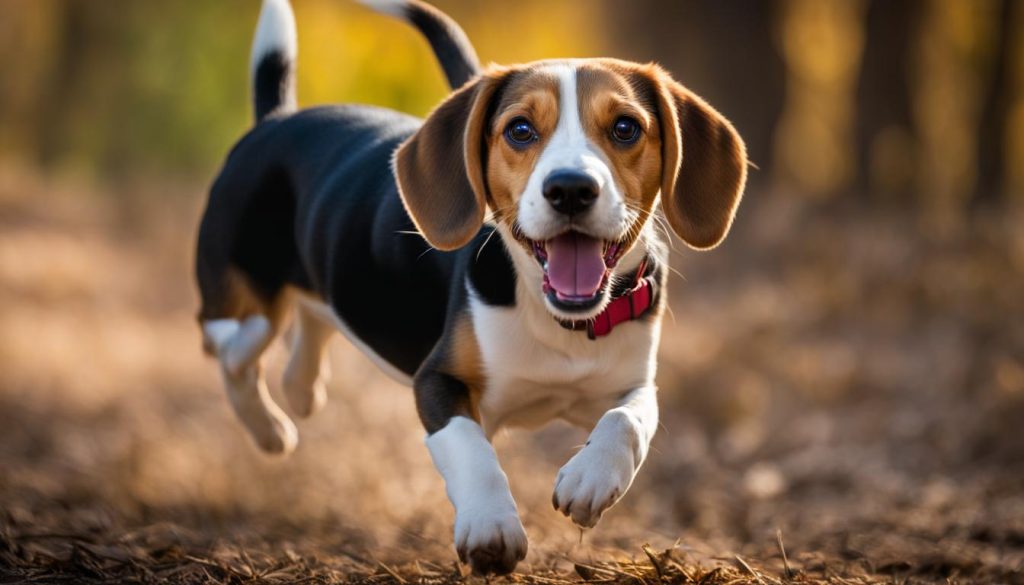 Energetic Beagle behavior