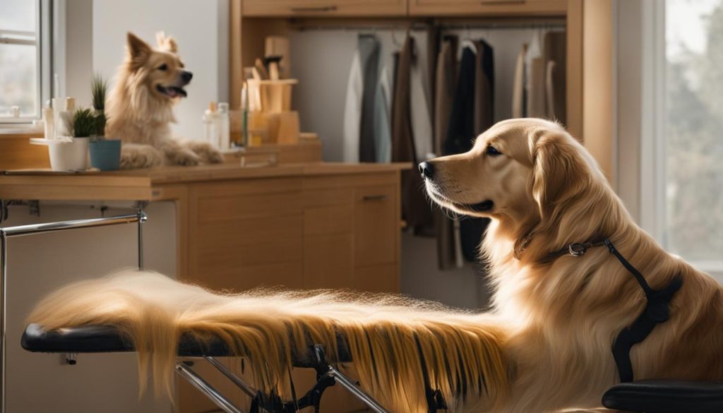 Golden Retriever grooming