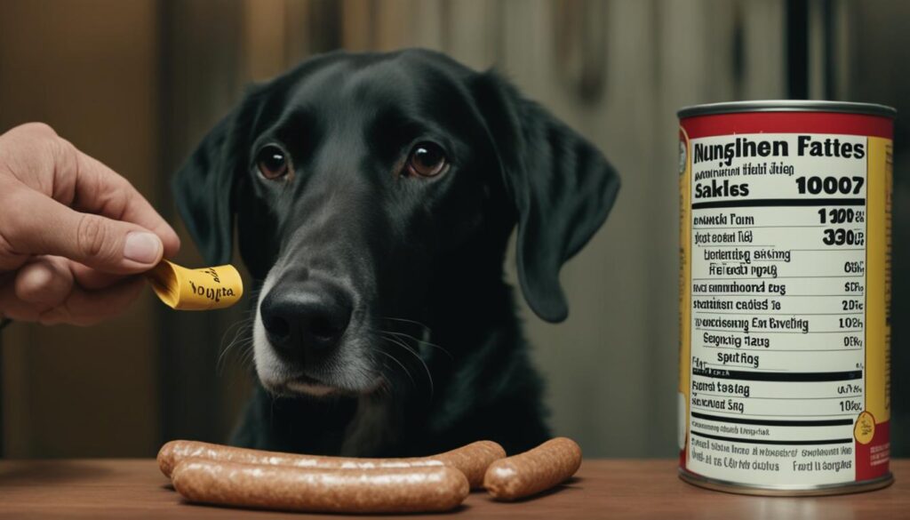 Guidelines for feeding Vienna sausages to dogs