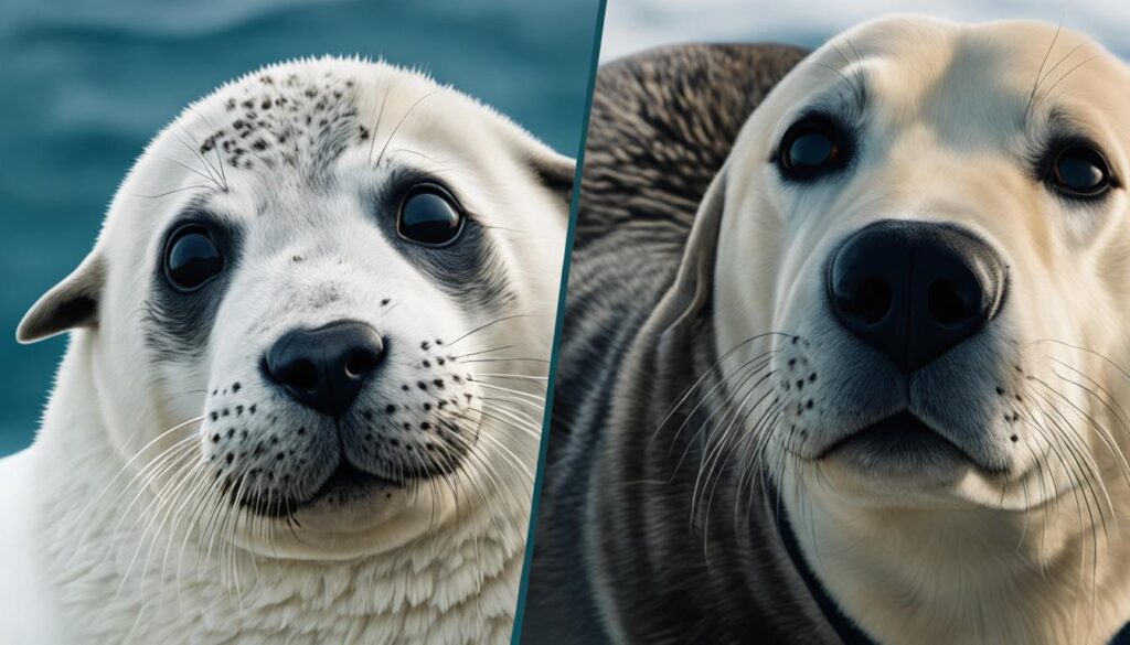 Physical Similarities between Seals and Dogs