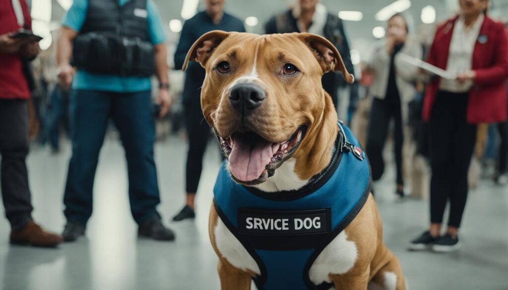 Public perception of pit bull service dogs