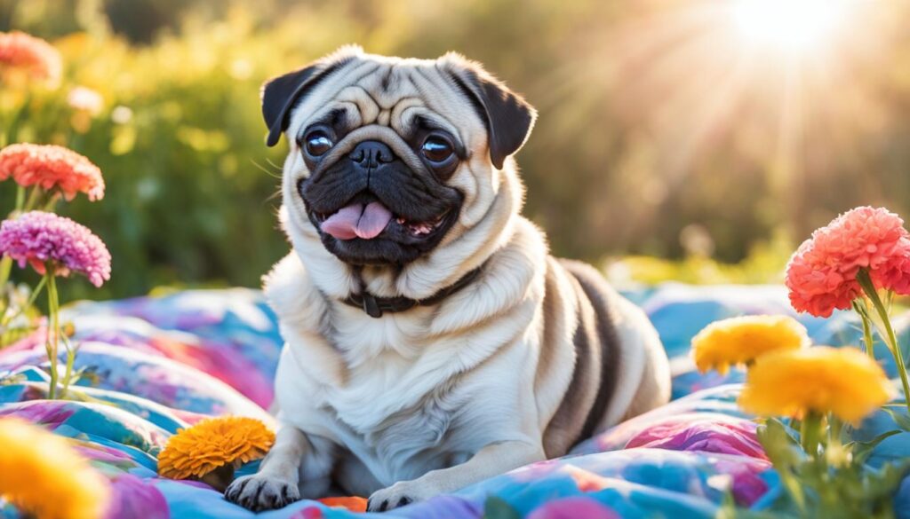 Pug with Curly Tail