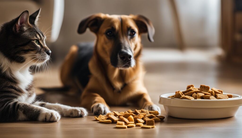 Risks of feeding cat treats to dogs