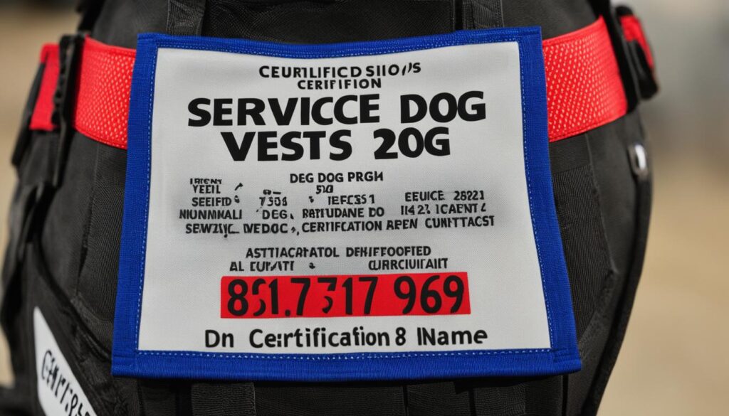 Service Dog Identification