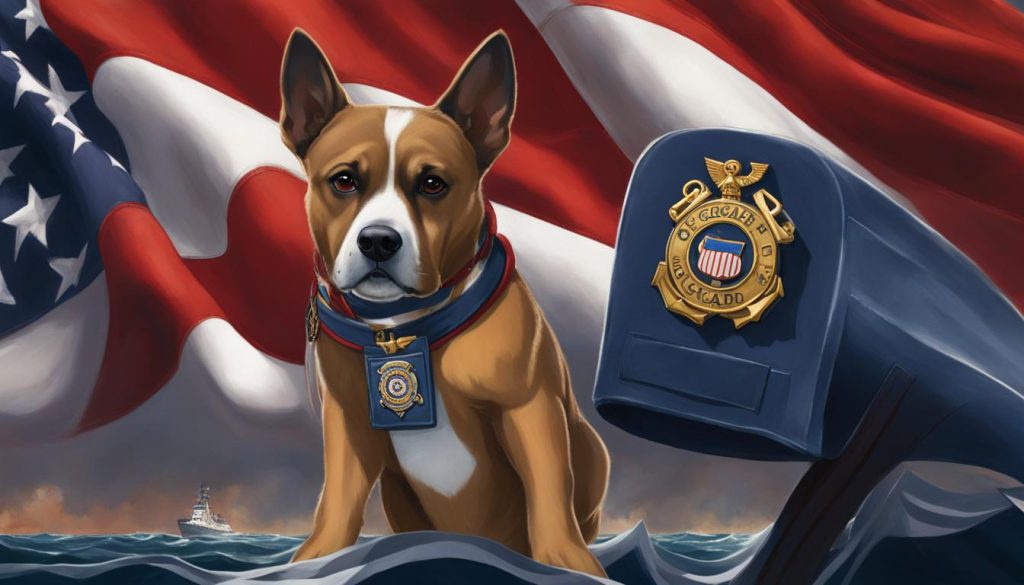 Sinbad, the Chief Dog - U.S. Coast Guard Enlisted Member