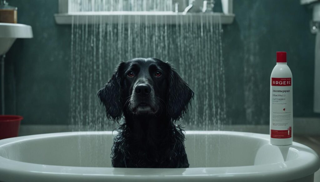 Using human shampoo on dogs