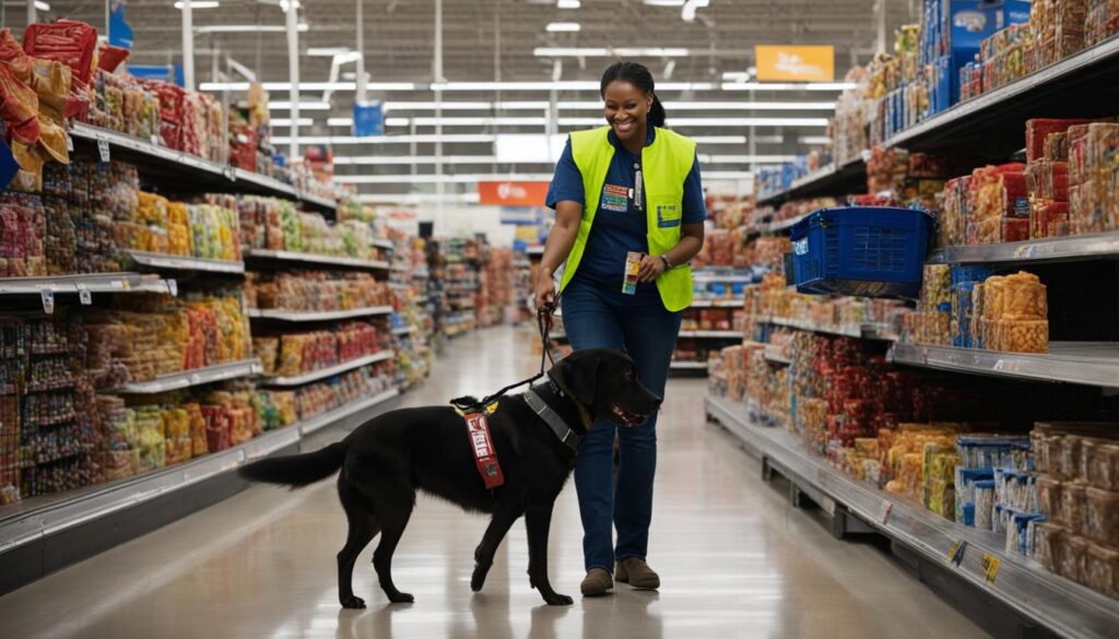 Walmart service animals policy