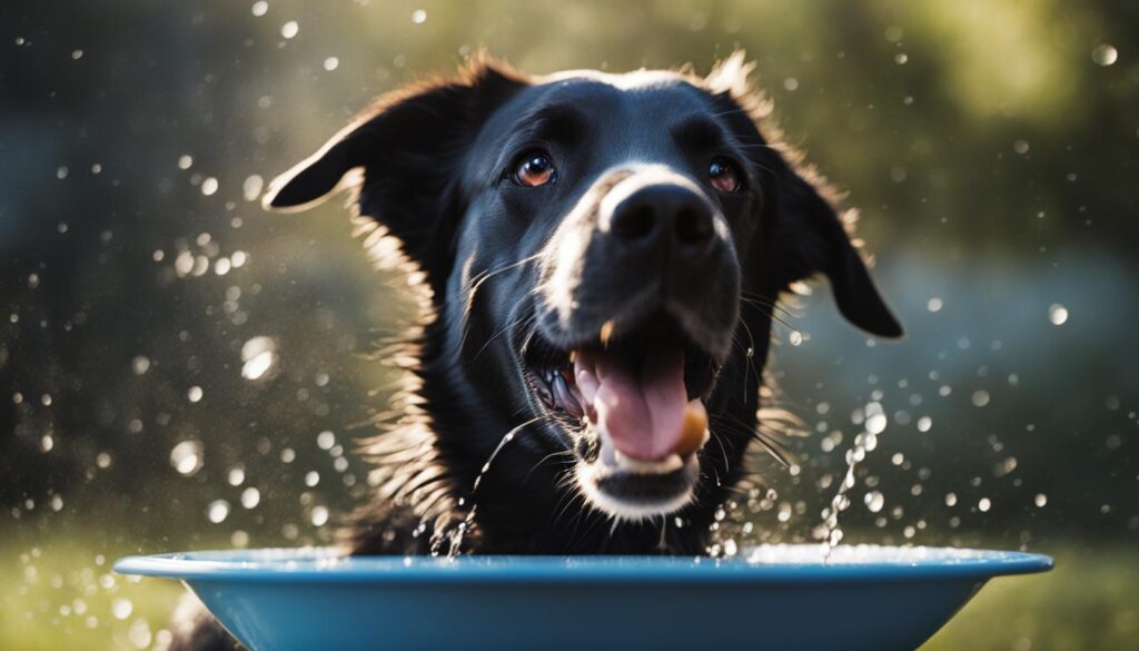 adult dog licking behavior