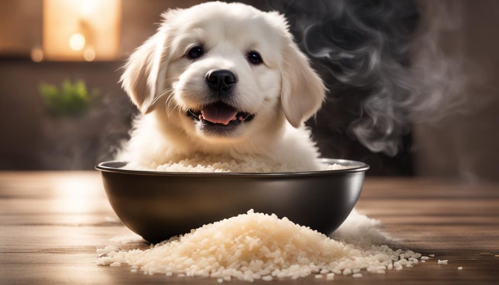 basmati rice and dogs
