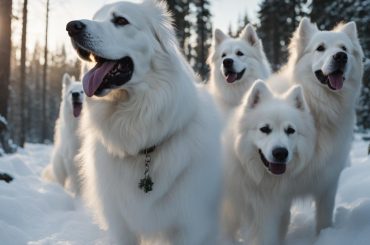 big white fluffy dog breeds