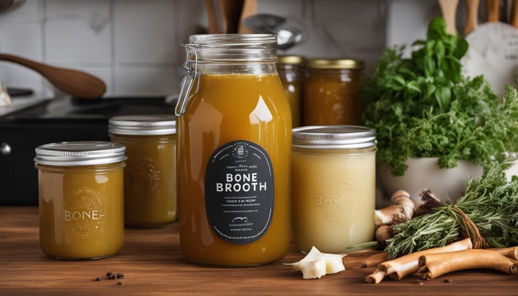 bone broth serving and storage