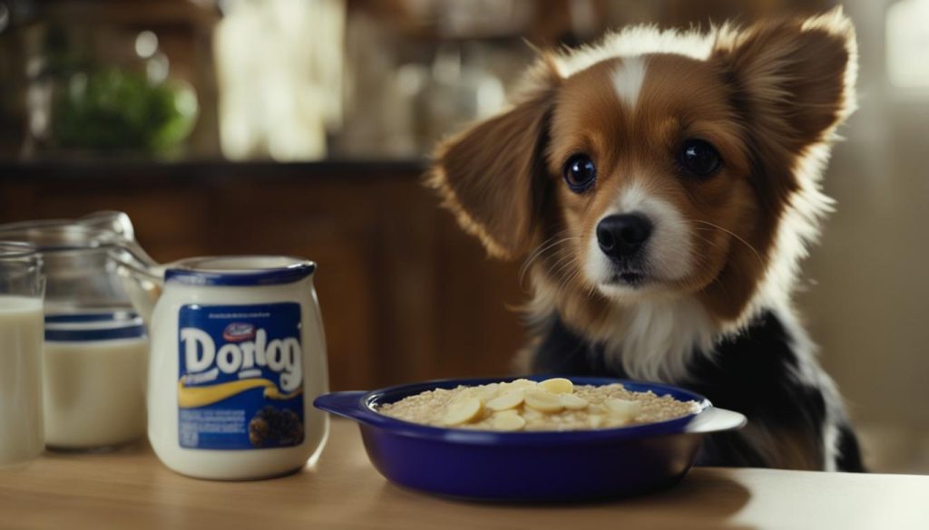 can I use milk to cook oatmeal for dogs