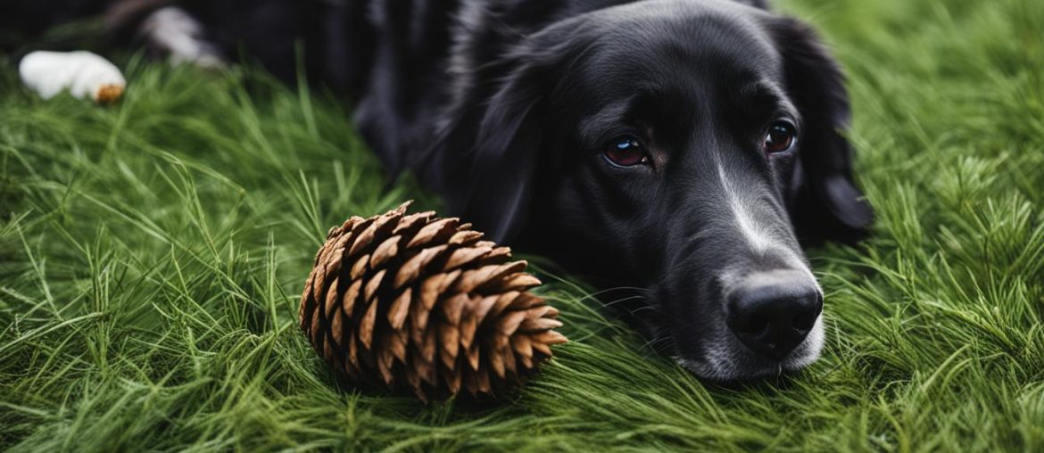 can a dog eat a pine cone