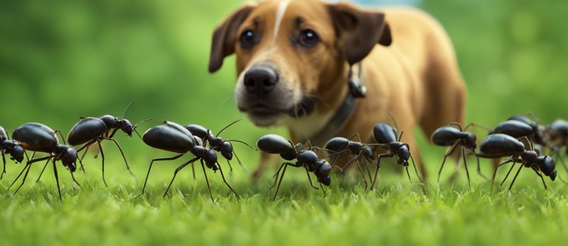 can dogs eat ants