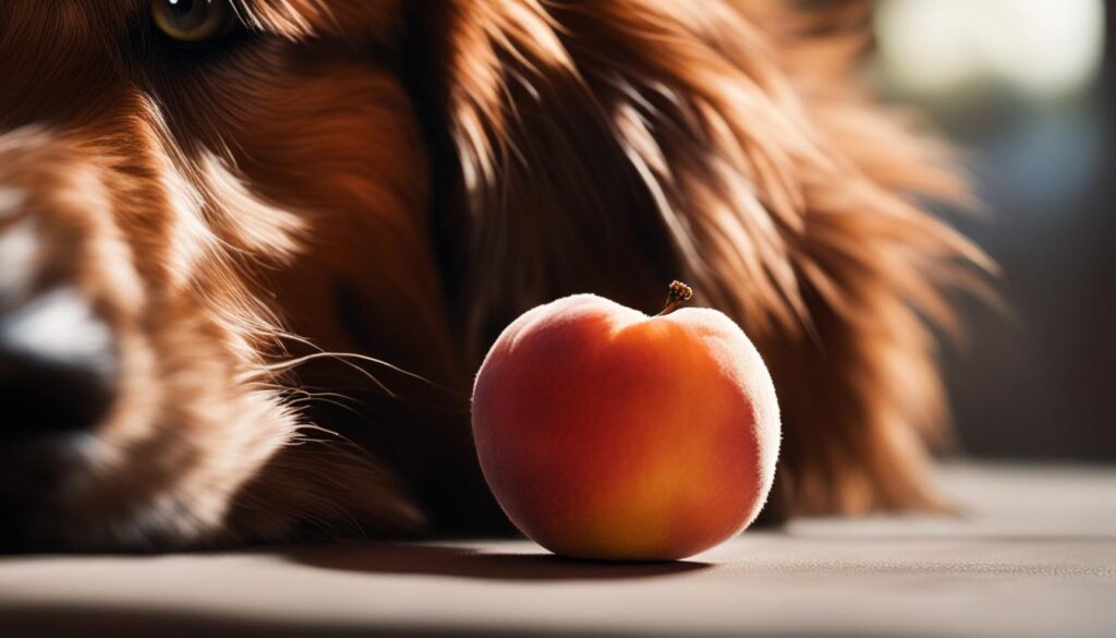 can dogs eat peach fuzz