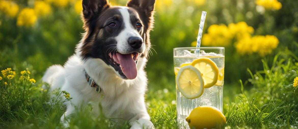 can dogs have lemon water