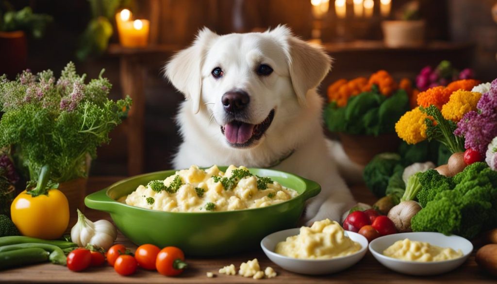 cauliflower cheese for dogs