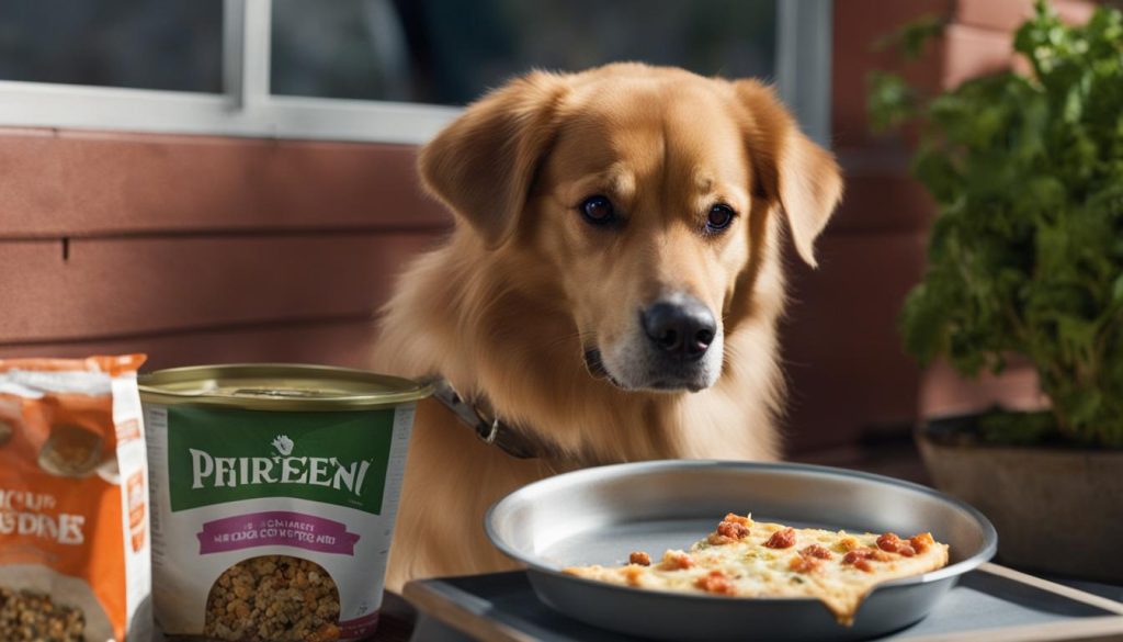 caution with cauliflower pizza for dogs
