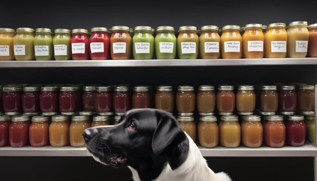 choosing the right applesauce for dogs