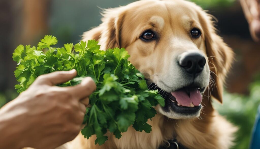 cilantro and canine health