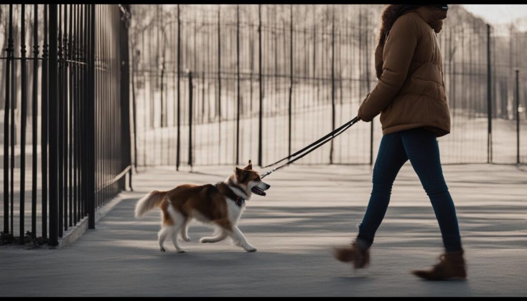 consistency in leash training