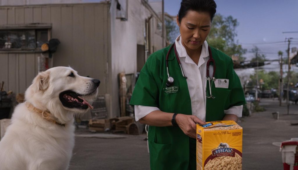 consulting a veterinarian about rice crispy treats for dogs