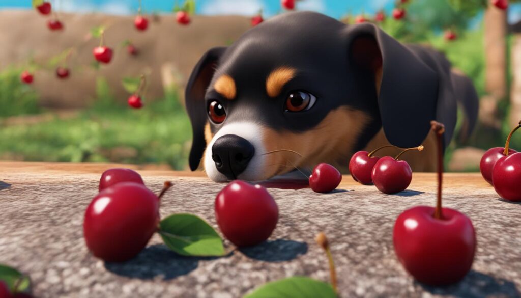 dangers of cherries for dogs