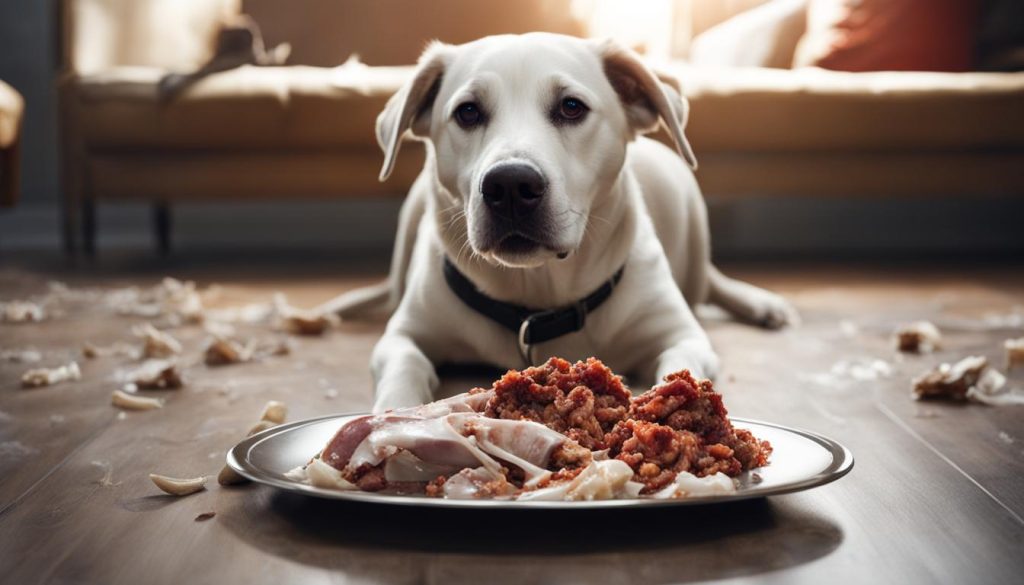 dangers of feeding dogs cooked bones