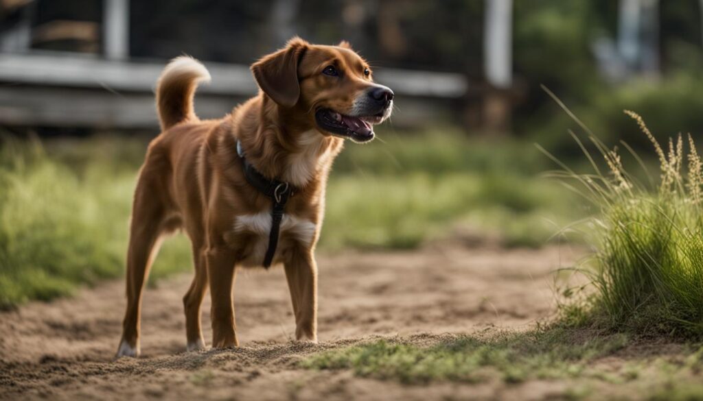 dog behavior after pooping