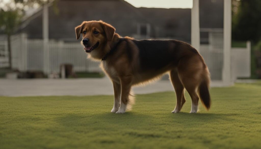 dog behavior after pooping