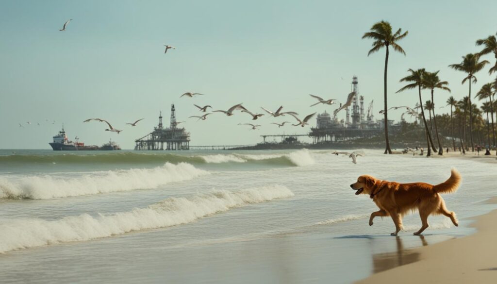 dog friendly beaches near Houston