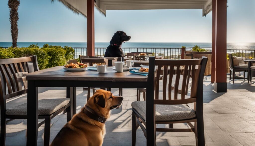 dog friendly dining Myrtle Beach