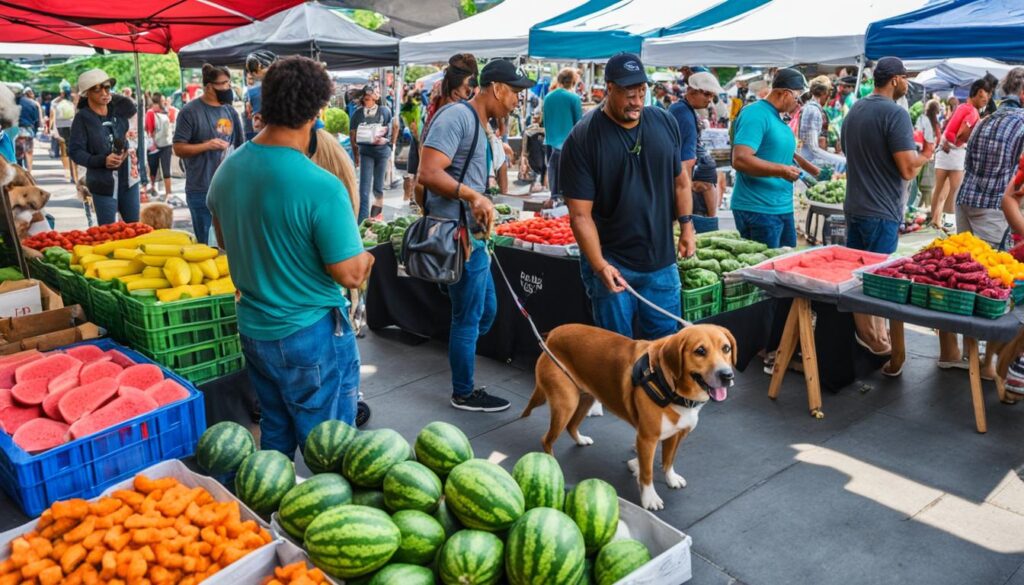 dog friendly farmers markets in Houston