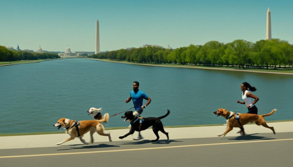 dog friendly fitness activities in DC